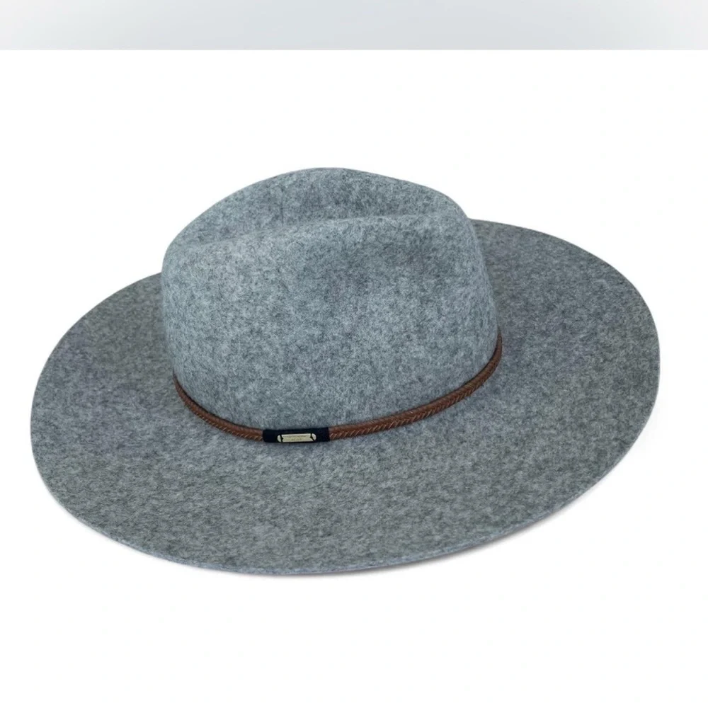 Abercrombie & Fitch Fedora Boho Gray Wide Brim Hat